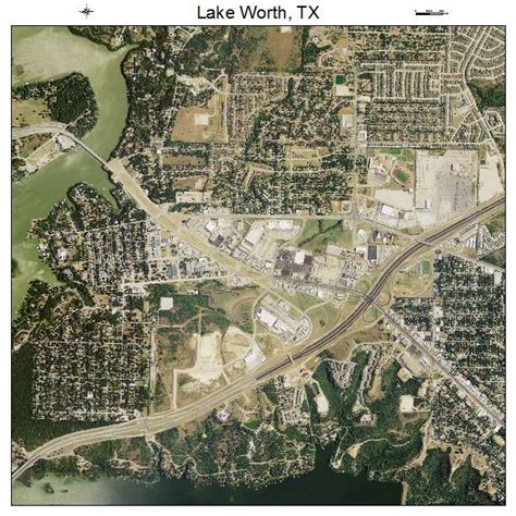 Aerial Photography Map Of Lake Worth Tx Texas