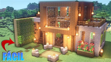 Minecraft Casa Perfecta Para Survival Tutorial Casa Moderna
