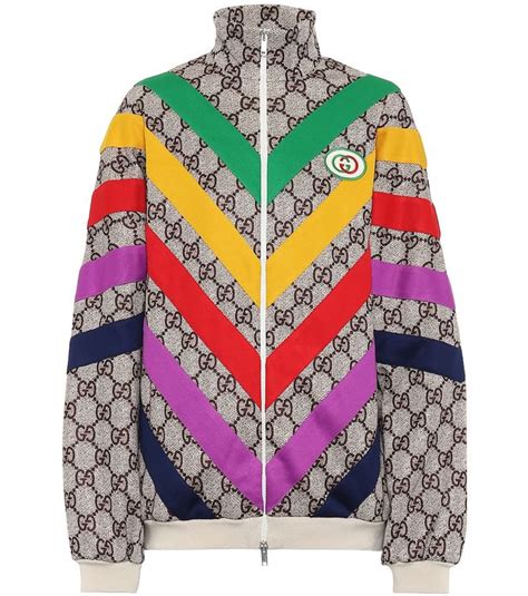 Gucci Gg Supreme Cotton Blend Jacket Mytheresa