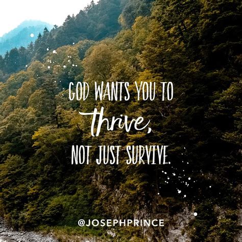 God Wants You To Thrive Not Just Survive Stunning Quote Spiritual