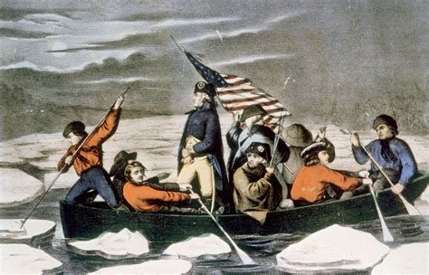 General George Washington Crossing The Delaware River On The Eve Of The