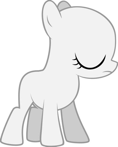 Disappointed Earth Pony Filly Base By Starshinecelestalis On Deviantart