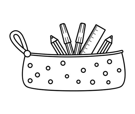 Cute Pencil Case Illustrations Royalty Free Vector Graphics And Clip Art