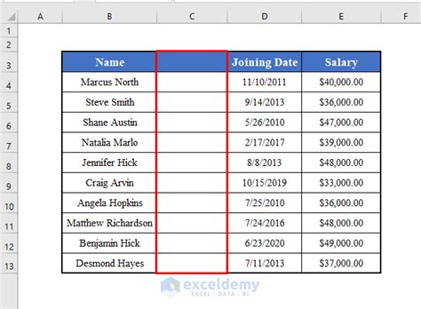 How To Insert Column With Excel VBA 4 Ways ExcelDemy