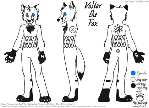 Second Character Volter Ref Sheet — Weasyl