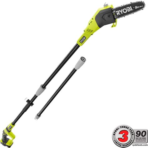 Ryobi One 8 In 18 Volt Lithium Ion Cordless Pole Saw 13 Ah Battery