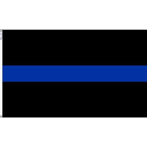 3ft X 5ft The Blue Line Honor The Police Flag