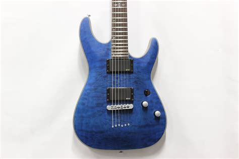 Schecter Diamond Series C1 Platinum Electric Guitar Blue Reverb