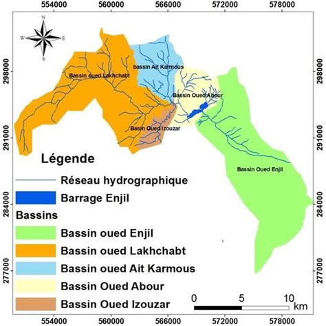 Carte Thématique Des Réseaux Hydrographique Et Structural Download