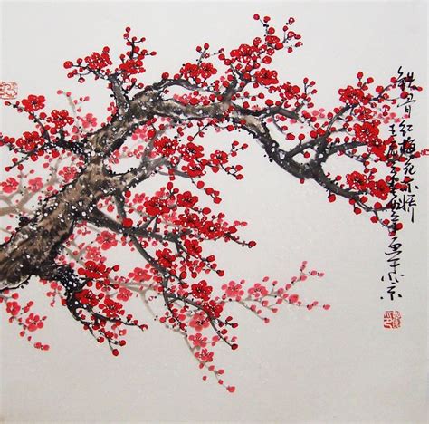 Pin By Jean Dexter On Oriental Cherry Blossom Art Chinese Art