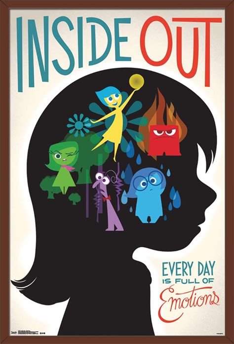 Disney Pixar Inside Out Emotions Poster