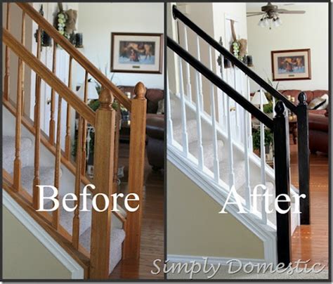 Is that handrail is a rail which can be held, such as on the side of a staircase, ramp or other walkway, and serving as a support or guard while. Painting our banister - Simply Domestic