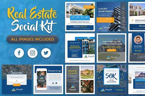 40 Best Social Media Kit Templates And Graphics