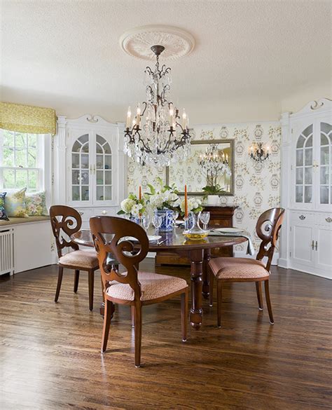 It's big, bright and can be seen from most of the rooms on the main floor. English Colonial - Traditional - Dining Room - Minneapolis - by Lucy Interior Design