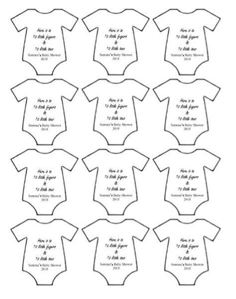 The guests can play interesting you can take advantage of these free printable baby shower invitations and use them to help cut down on there are various ways to give favors. PRINTABLE #3 - Do Not Purchase Unless Your Name Is OLIVIA M - Gift Tags ~Baby Onesie Tags ~ Baby ...