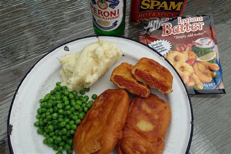 Recipe Spam Fritters And Crumbed Spam Slices