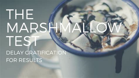 The Marshmallow Test Delay Gratification For Results Strategic Pathways