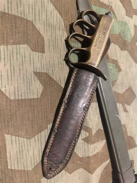 1918 Trench Knife Scabbard Id Edged Weapons Us Militaria Forum