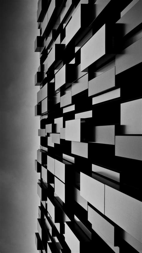 3d Abstract Art Dark Cubes Wall Iphone Images Desktop