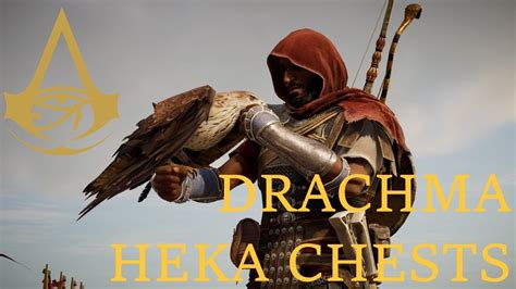 Assassin S Creed Origins Drachma And Heka Chest Farming Method Youtube