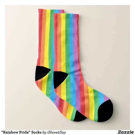 Rainbow Pride Socks In 2021 Rainbow Pride Rainbow Socks