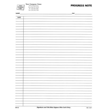4 Best Images Of Printable Progress Note Form Medical Progress Note
