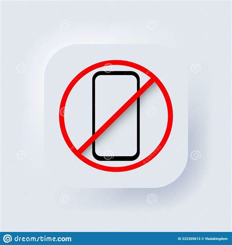 Forbidden Smartphone Icon No Phone Icon Forbidden To Use Smartphone