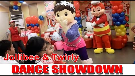 Jollibee And Twirlie Dance Showdown Hello Kitty Fun Carnival Birthday