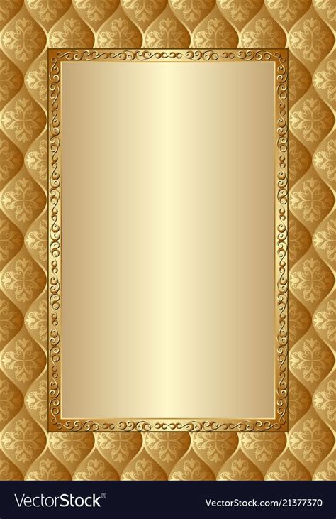 Golden Background With Vintage Ornaments Download A Free Preview Or