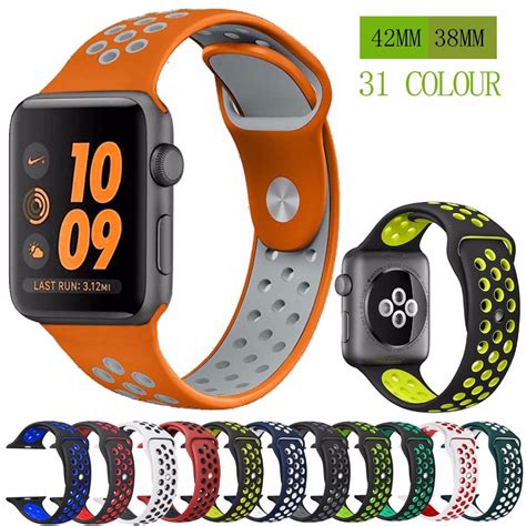 Buy Brand Sport Silicone Strap Band For Nike Apple