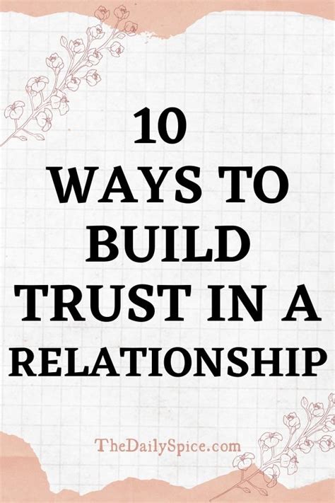 10 ways to build trust in a relationship the daily spice