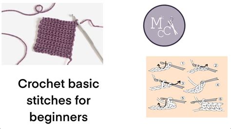 There are basic crochet stitches that are crucial for crocheting; Crochet basic stitches ( beginner friendly) - YouTube
