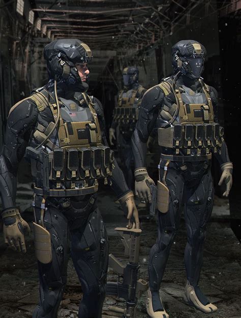Us Seal Black Unit Hew Yin Teck Future Soldier Combat Armor