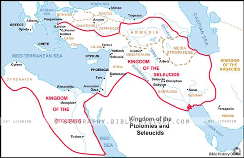 Kingdom Of Ptolemies And Seleucids Basic Map Dpi Year License
