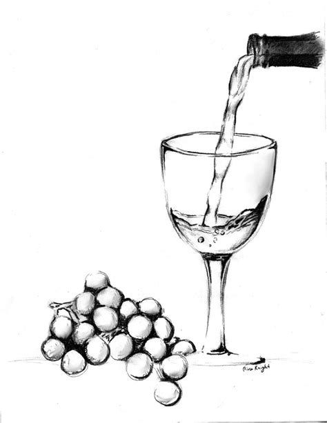 Wine Sketch By Lalalagina44 On Deviantart