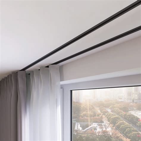 Acmeart Ceiling Curtain Trackhidden Ceiling Track For Curtainsroom