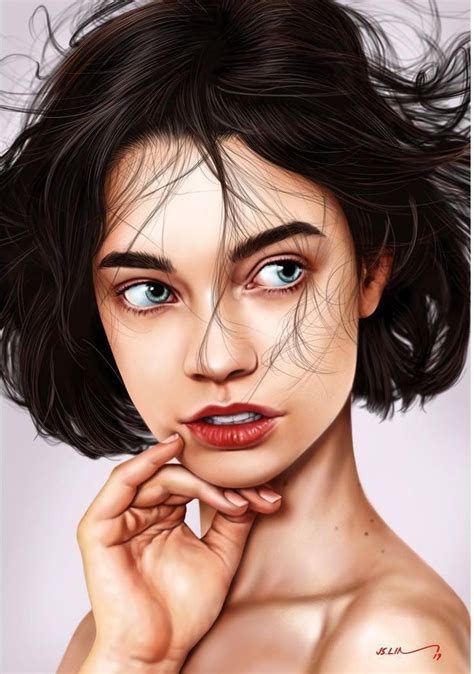 Pin By Tamires Designer On Realistic Drawings Illustration Digital
