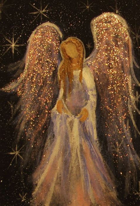 Intuitive Angel Painting By Breten Bryden Original Angel Painting