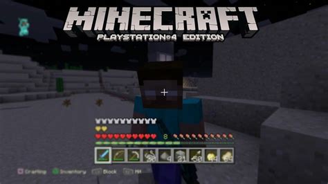 Minecraft Ps4 Herobrine Is Real Youtube