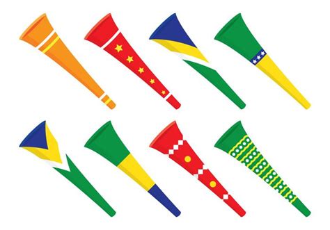 Vuvuzela Vector Download Free Vector Art Stock Graphics And Images