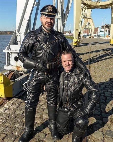 Pin On Men In Leather Woof