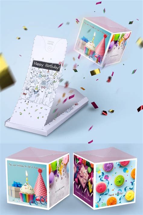 Exploding Birthday Card Confetti Wendi Frasier