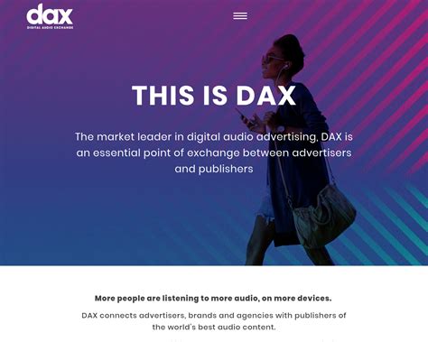 Dax Digital Audio Exchange Reviews Pricing Traffic Rate Card Cost