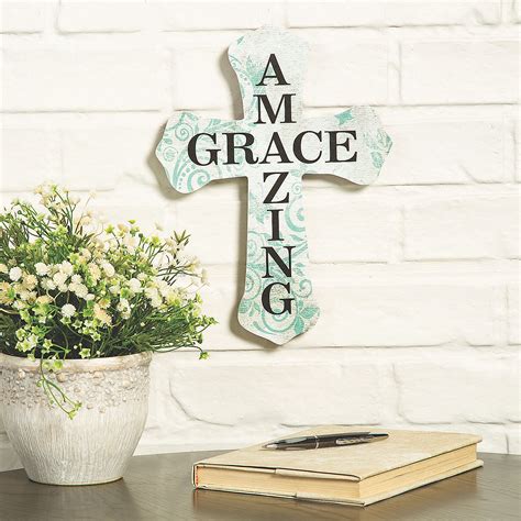 Amazing Grace Wall Cross Home Decor 1 Piece Ebay