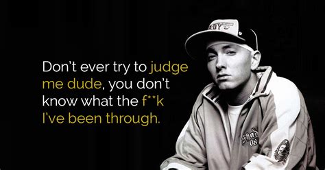 This is an eminem fan page. 20 Eminem Quotes That Inspire Us To Never Back Down