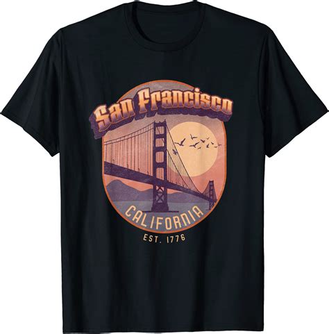 Vintage San Francisco California Est 1776 Retro Souvenir T Shirt