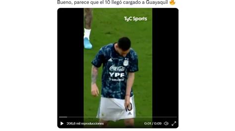 El insólito video de un canal que transmite a la Selección sobre el pene de Messi