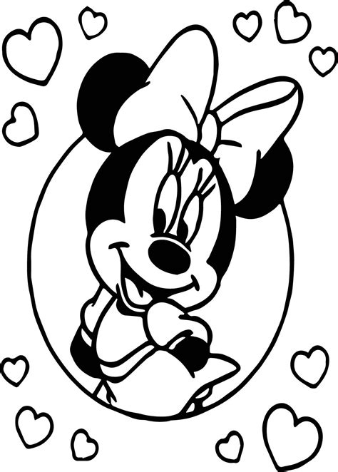 Nice Walt Disney Famous Minnie Cartoon Network Coloring Page Mickey