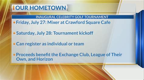 Our Hometown Crawford Cafe Hosts Celebrity Golf Tournament To Benefit Local Charities
