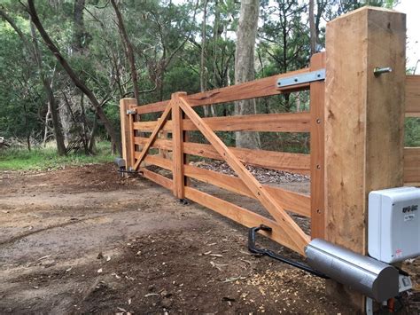When you get ready to install your electric fence gate you need to have the right materials for the job. Automatic Timber Gates | Gate Motors | Gate Openers | DIY ...